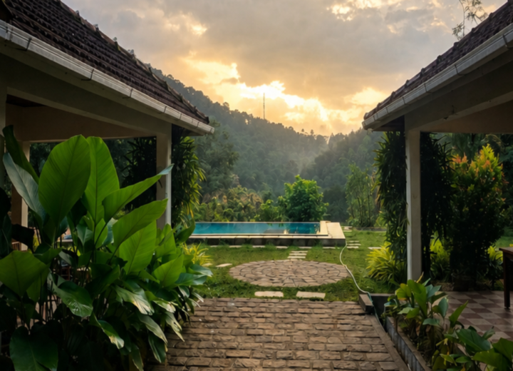 Munnar private pool villa